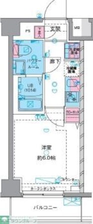 ジェノヴィアお花茶屋IIスカイガーデンの物件間取画像